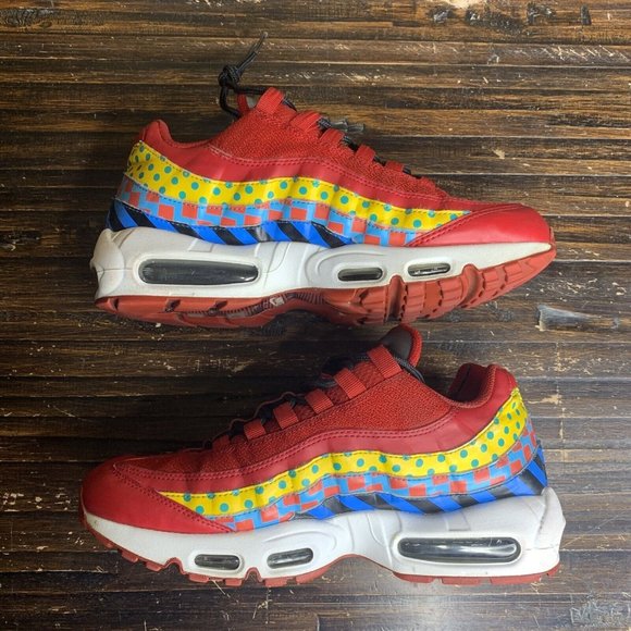 MENS NIKE AIR MAX 95 BALTIMORE HOME AWAY SNEAKERS CD7787 600 size 8 - Picture 3 of 7